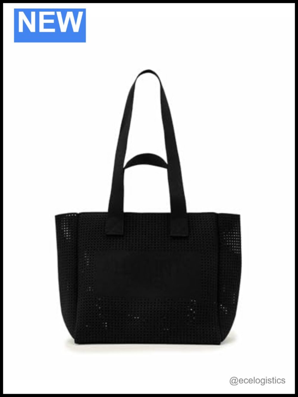 AllSaints Izzy Mesh Med Tote, Lightweight Polyester Shoulder Bag, Spacious